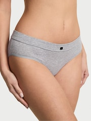 Grijs gemêleerd - Victoria's Secret - Katoenen slip met logo - Image 1 of 3