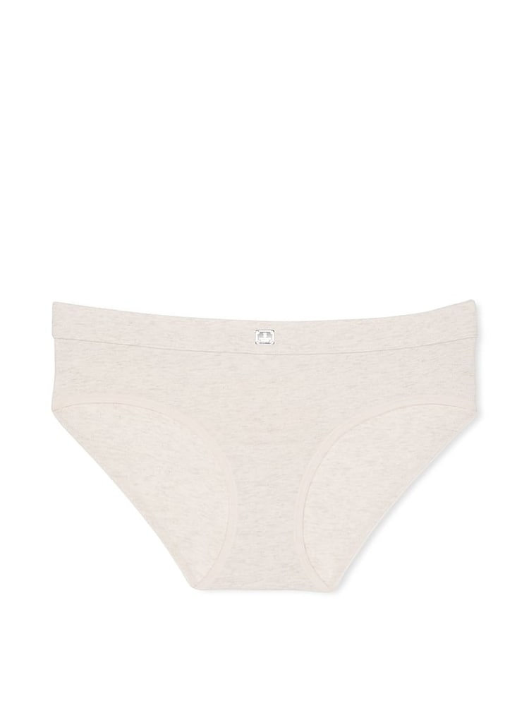 Victoria's Secret Nude Heather Hipster Cotton Logo Knickers - Image 3 of 3