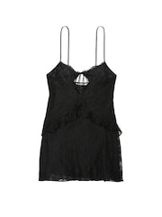 Victoria's Secret Black Lace Slip Dress - Image 3 of 3