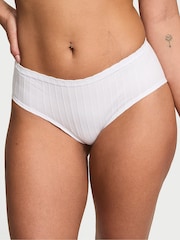 Victoria's Secret White Hipster Rib Knickers - Image 1 of 3