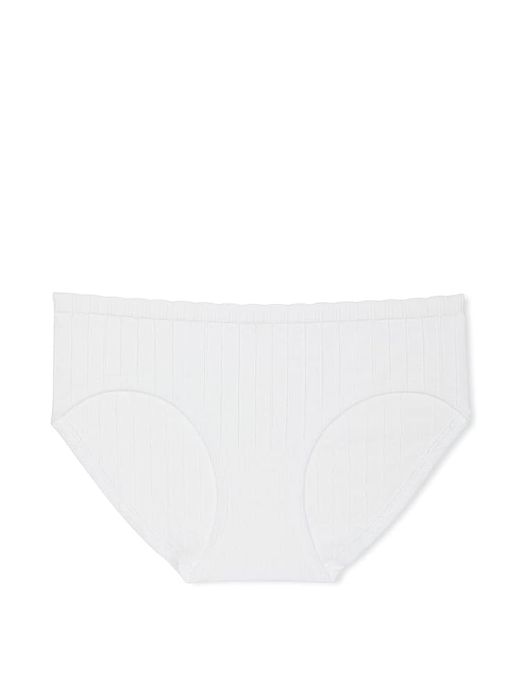 Victoria's Secret White Hipster Rib Knickers - Image 3 of 3