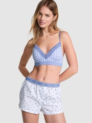 Victoria's Secret PINK White Floral Short Pyjama Bottoms - Image 1 of 2