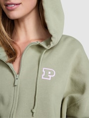 Victoria's Secret PINK Green Garden Full Zip Hoodie - Image 3 of 4