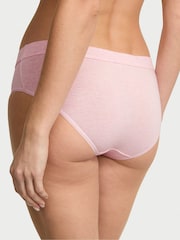 Victoria's Secret Pink Petal Heather Hipster Cotton Logo Knickers - Image 2 of 3