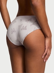 Victoria's Secret Silver Pearl Grey Butterfly Bikini Knickers - Image 2 of 3
