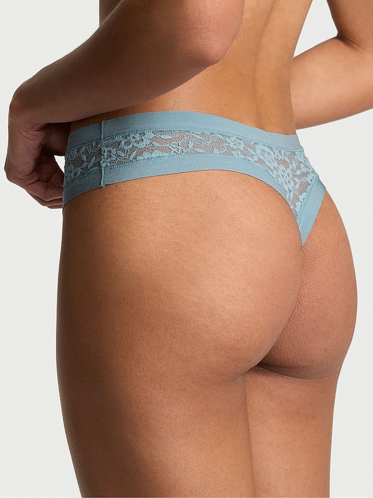 Victoria's Secret Jupiter Blue Thong Knickers - Image 2 of 3