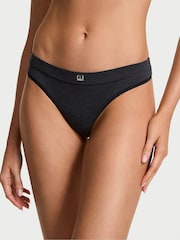 Zwart vervaagd - Victoria's Secret - Katoenen slip met logo - Image 1 of 3