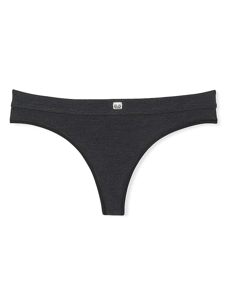 Zwart vervaagd - Victoria's Secret - Katoenen slip met logo - Image 3 of 3