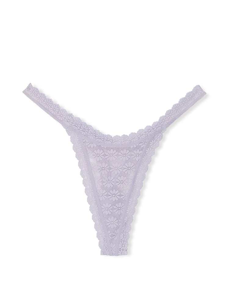 Victoria's Secret Feather Purple Thong Knickers - Image 3 of 3