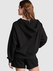 Victoria's Secret PINK Black Zip Up Hoodie - Image 2 of 2