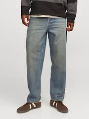 JACK & JONES Blue Eddie Loose Fit Jeans - Image 1 of 7