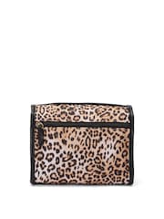 Victoria's Secret Leopard Brown Jetsetter Hanging Makeup Bag - Image 2 of 3