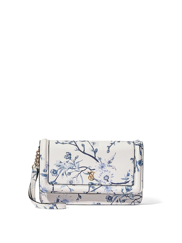 Victoria's Secret Blue and White Wristlet Clutch Purse - Image 1 of 2