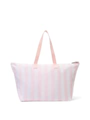 Victoria's Secret Pink Stripe Travel  Overnight Bag - Image 2 of 4