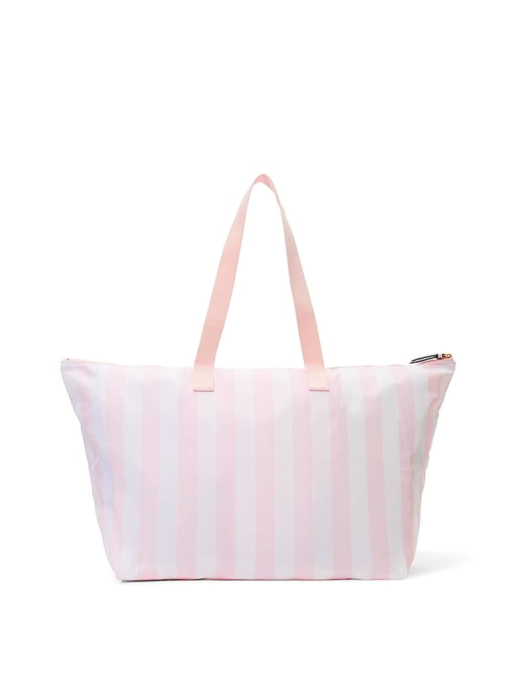 Victoria's Secret Pink Stripe Travel  Overnight Bag - Image 2 of 4