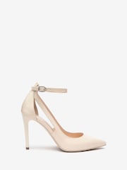NeroGiardini Cream Leather Bow Court Shoes - Image 1 of 5