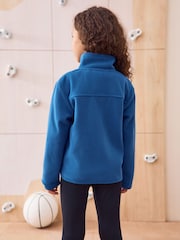 Blue Zip-Up Fleece Jacket With Pockets (3-16yrs) - Image 2 of 8