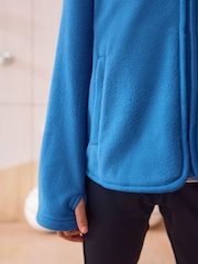 Blue Zip-Up Fleece Jacket With Pockets (3-16yrs) - Image 4 of 8