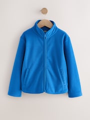 Blue Zip-Up Fleece Jacket With Pockets (3-16yrs) - Image 5 of 8