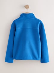 Blue Zip-Up Fleece Jacket With Pockets (3-16yrs) - Image 6 of 8