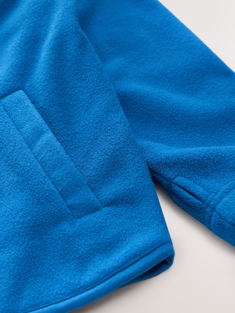 Blue Zip-Up Fleece Jacket With Pockets (3-16yrs) - Image 8 of 8