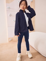 Azul marino - Chaqueta polar con cremallera y bolsillos (3 a 16 años) - Imagen 2 de 8