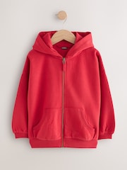 Красный - Zip Through Sports Hoodie (3-16yrs) - Изображение 5 из 8