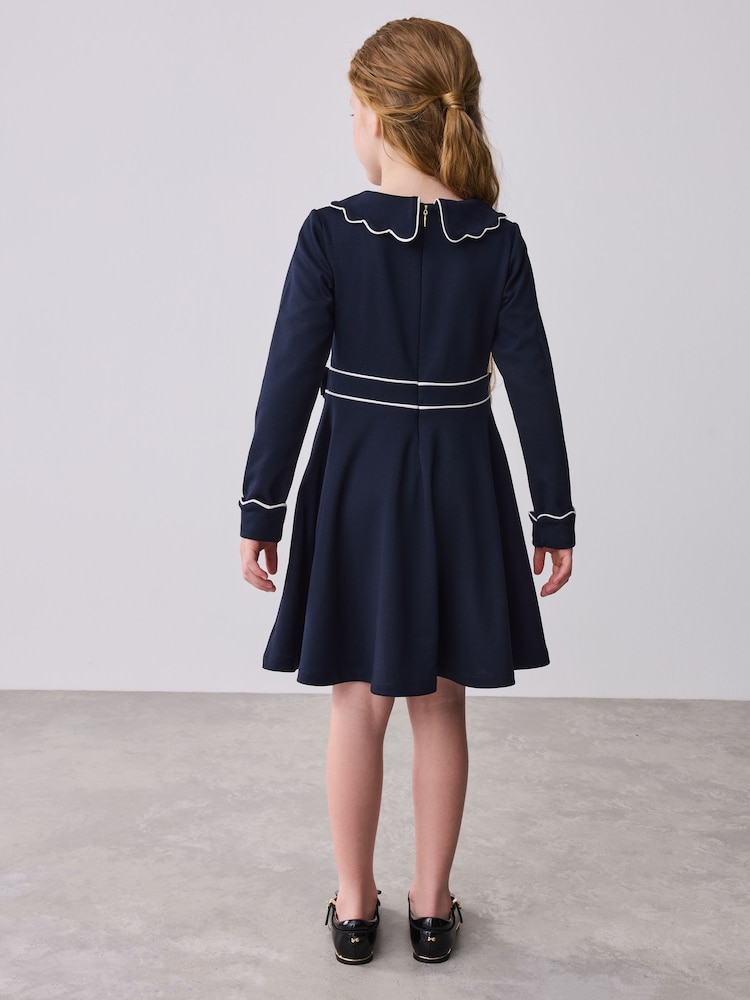 navy blue ted baker dress Floral Print Ted Baker Blue Flower Dress Ted Baker Navy Blue Floral Explosion At The Bottom