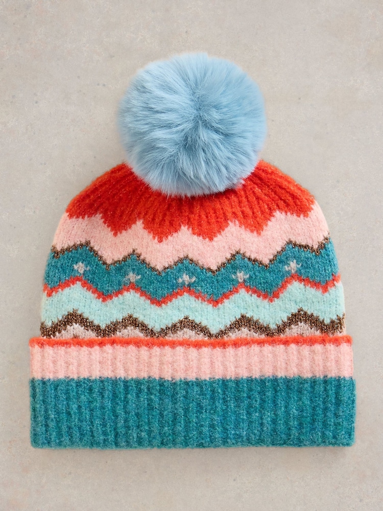 White Stuff Zig Zag Fairisle čepica - Slika 1 iz 2