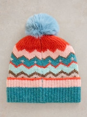 White Stuff Zig Zag Fairisle čepica - Slika 2 iz 2