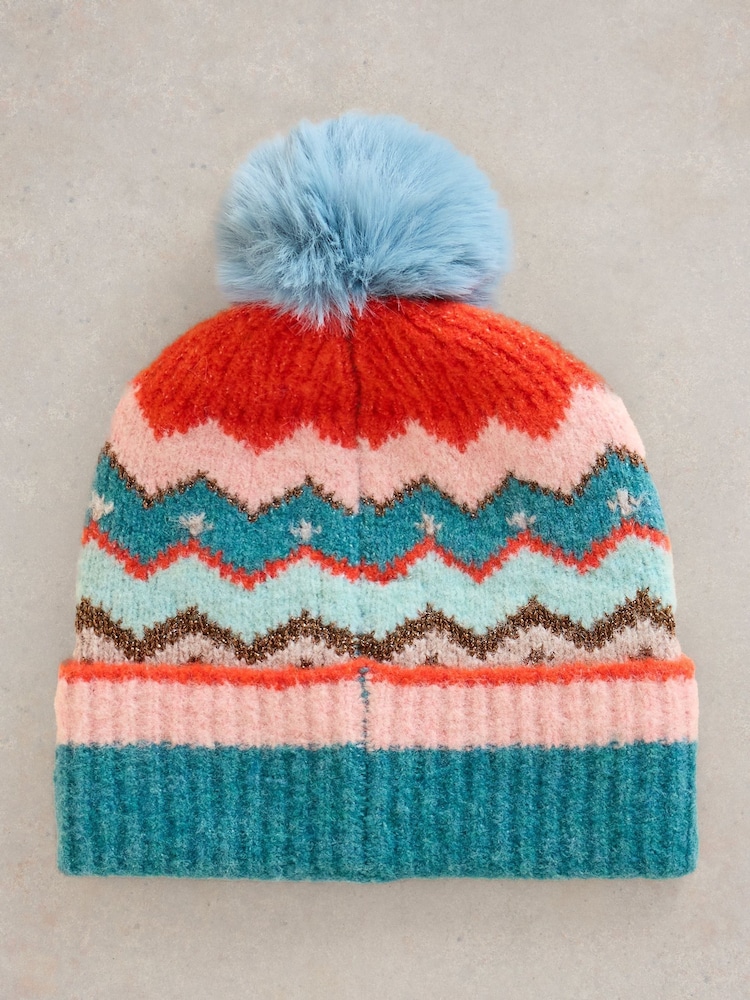 White Stuff Zig Zag Fairisle čepica - Slika 2 iz 2
