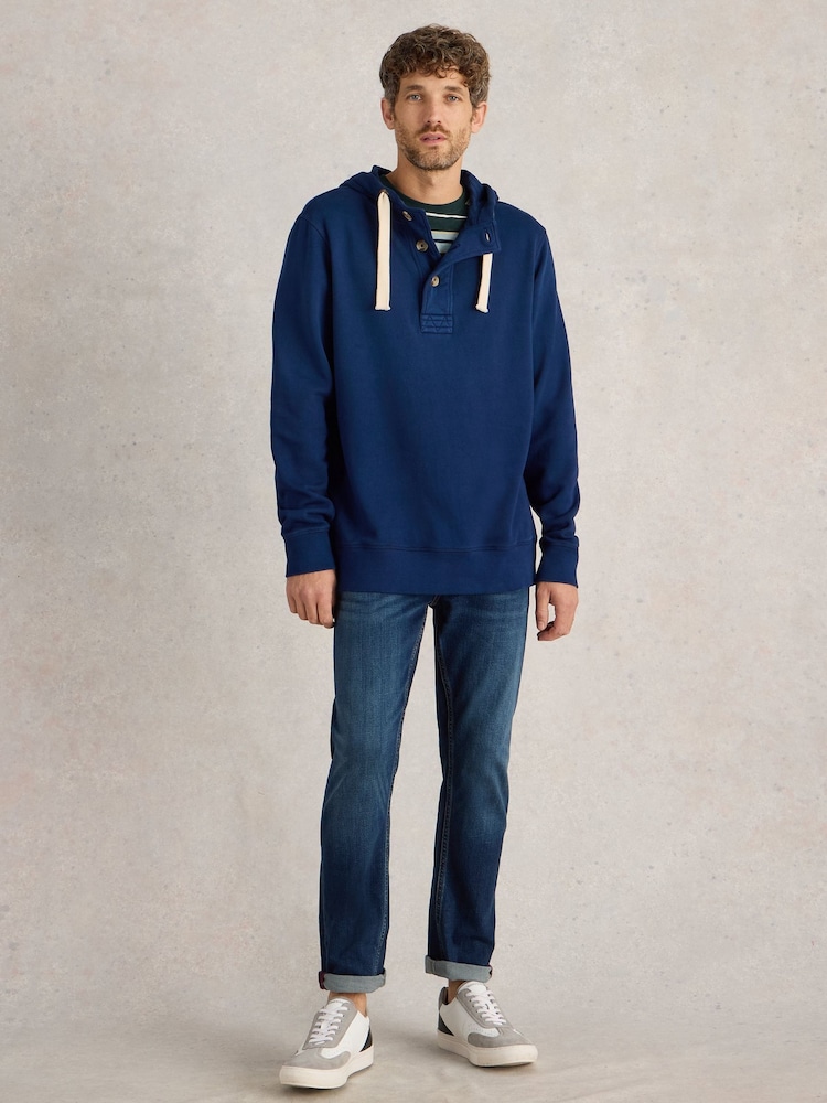 White Stuff Blue Brampton Overhead Hoodie - Image 1 of 6