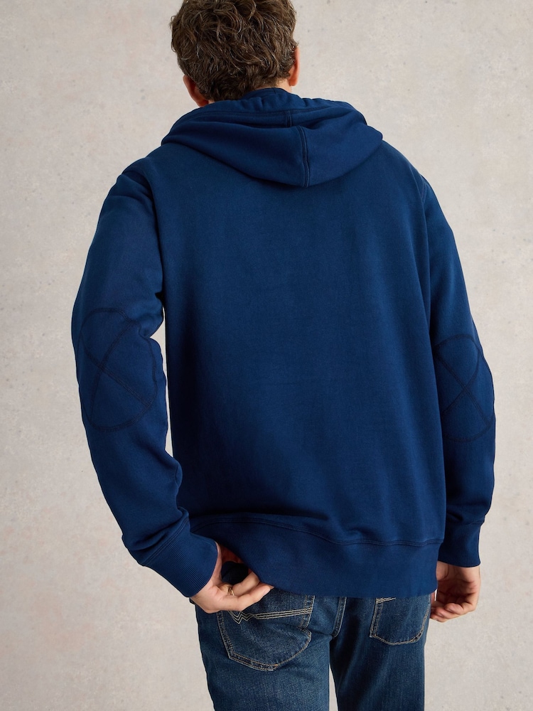White Stuff Blue Brampton Overhead Hoodie - Image 2 of 6