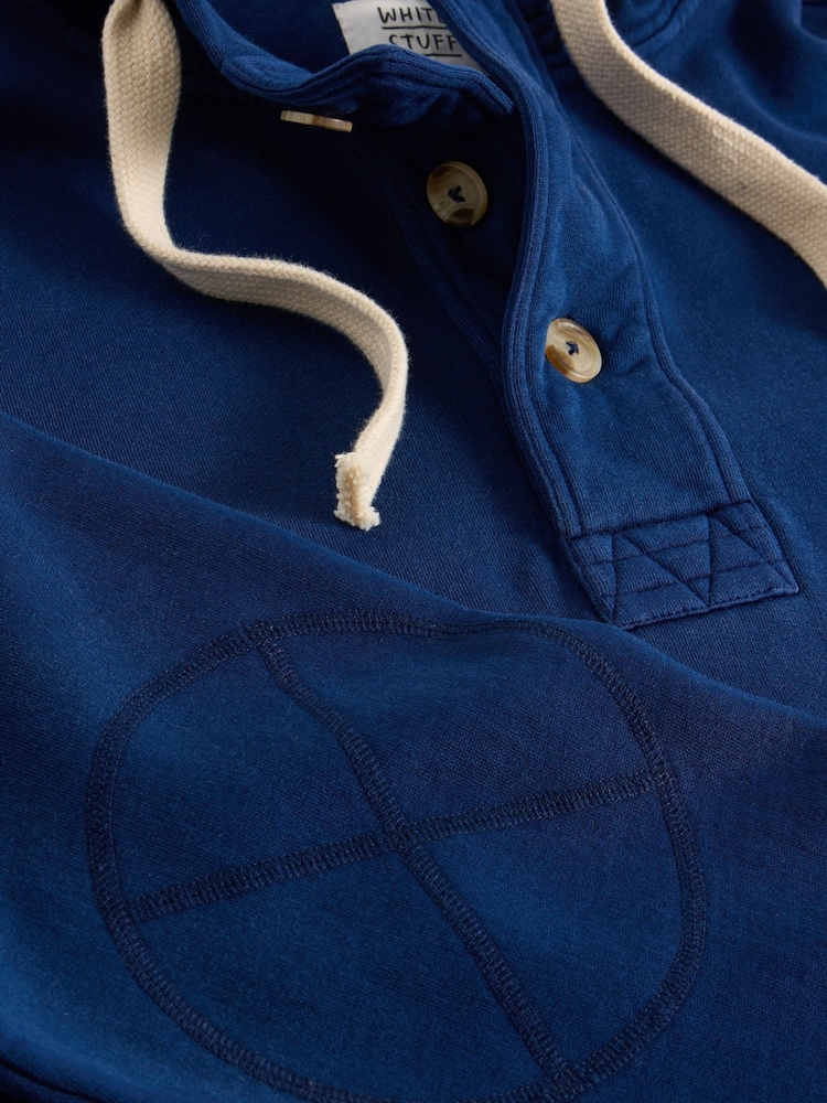 White Stuff Blue Brampton Overhead Hoodie - Image 6 of 6