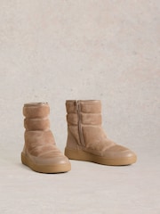 White Stuff Natural Puffer Ski Boots - Image 2 of 4