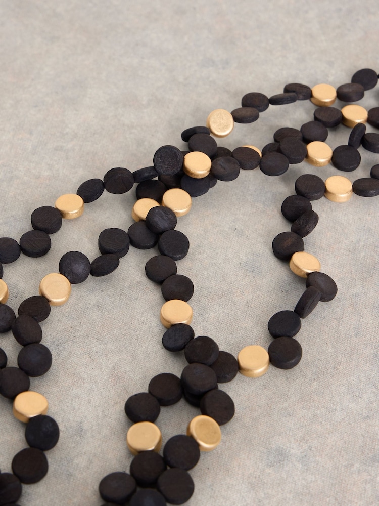 White Stuff Black Vera Cluster Necklace - Image 2 of 2