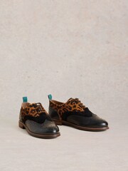 White Stuff Black Thistle Lace-Up Brogues - Image 2 of 4