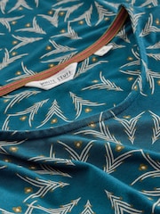 White Stuff Green Madeline Jersey Dress - Image 6 of 6