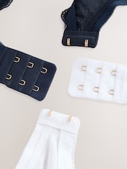 Navy/White DD+ Non Pad Full Cup Modal & Lace Bras 2 Pack - Image 5 of 5