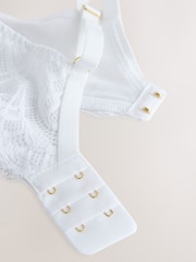 White DD+ Non Pad Balcony Chloe Lace Bra - Image 8 of 8