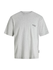 JACK & JONES Grey Retro Sport Back Print T-Shirt - Image 4 of 6
