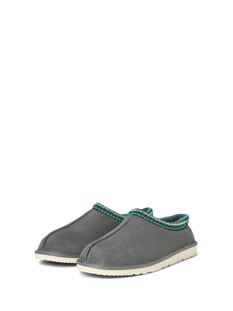 JACK & JONES Grey Mule Slippers - Image 2 of 4