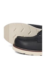 JACK & JONES Black Leather Boots - Image 4 of 4