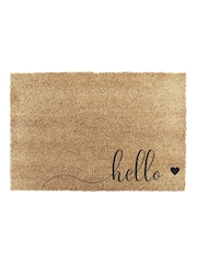 دواسة باب مزيّنة بعبارة Hello بنمط عشوائي من Artsy Mats - صورة 7 من 12