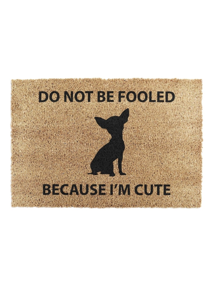 Artsy Mats Natural and Black Chihuahua Doormat - Image 12 of 12
