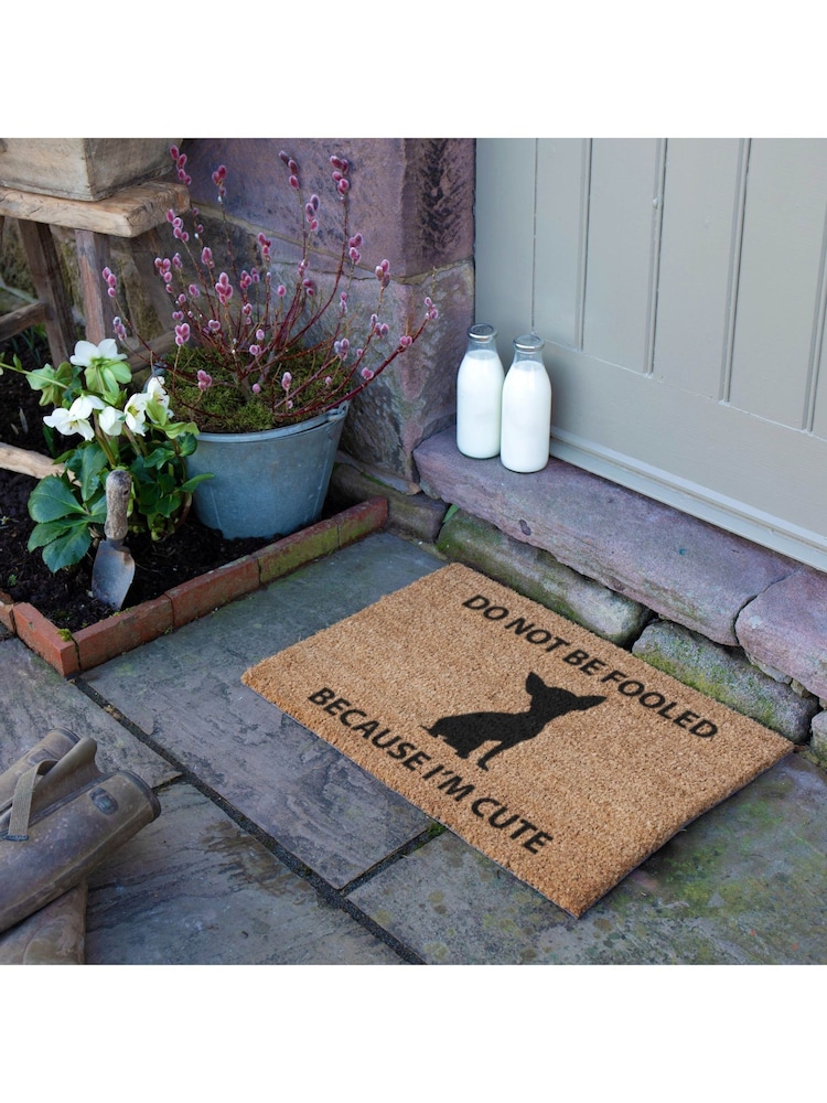 Artsy Mats Natural and Black Chihuahua Doormat - Image 2 of 12