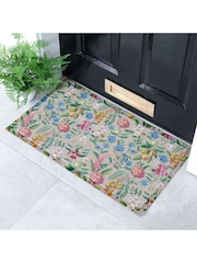 Artsy Mats Multi Bold Floral Indoor & Outdoor Doormat - Image 1 of 2