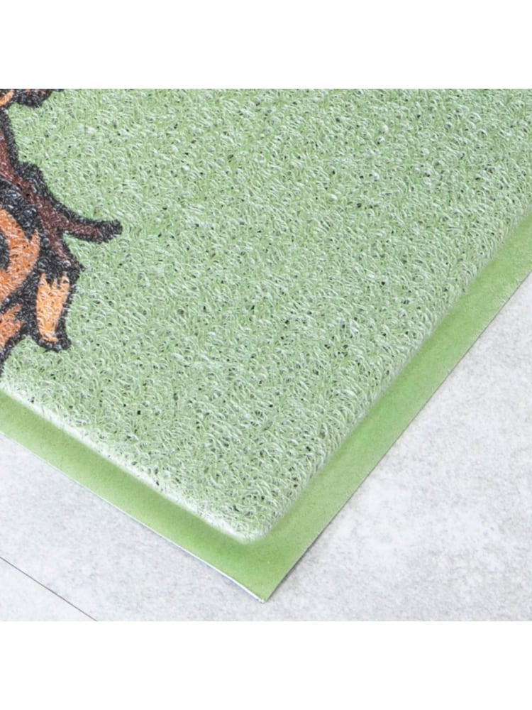 Artsy Mats Green Highland Cow Doormat - Image 3 of 3