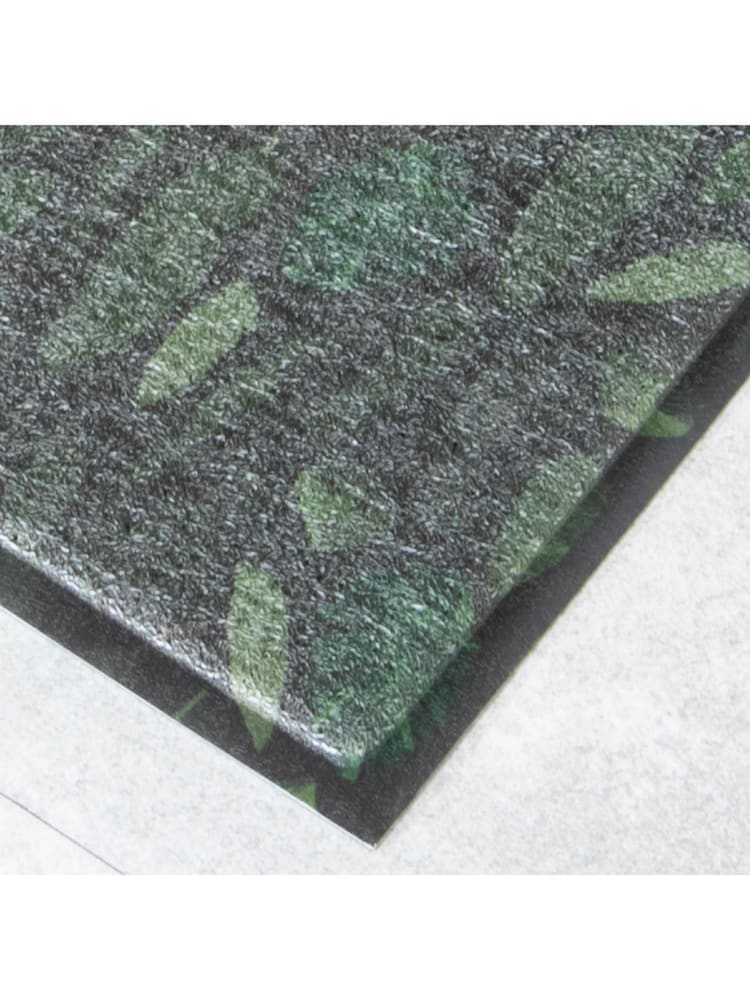 Artsy Mats Green Jungle Leaf Doormat - Image 3 of 3