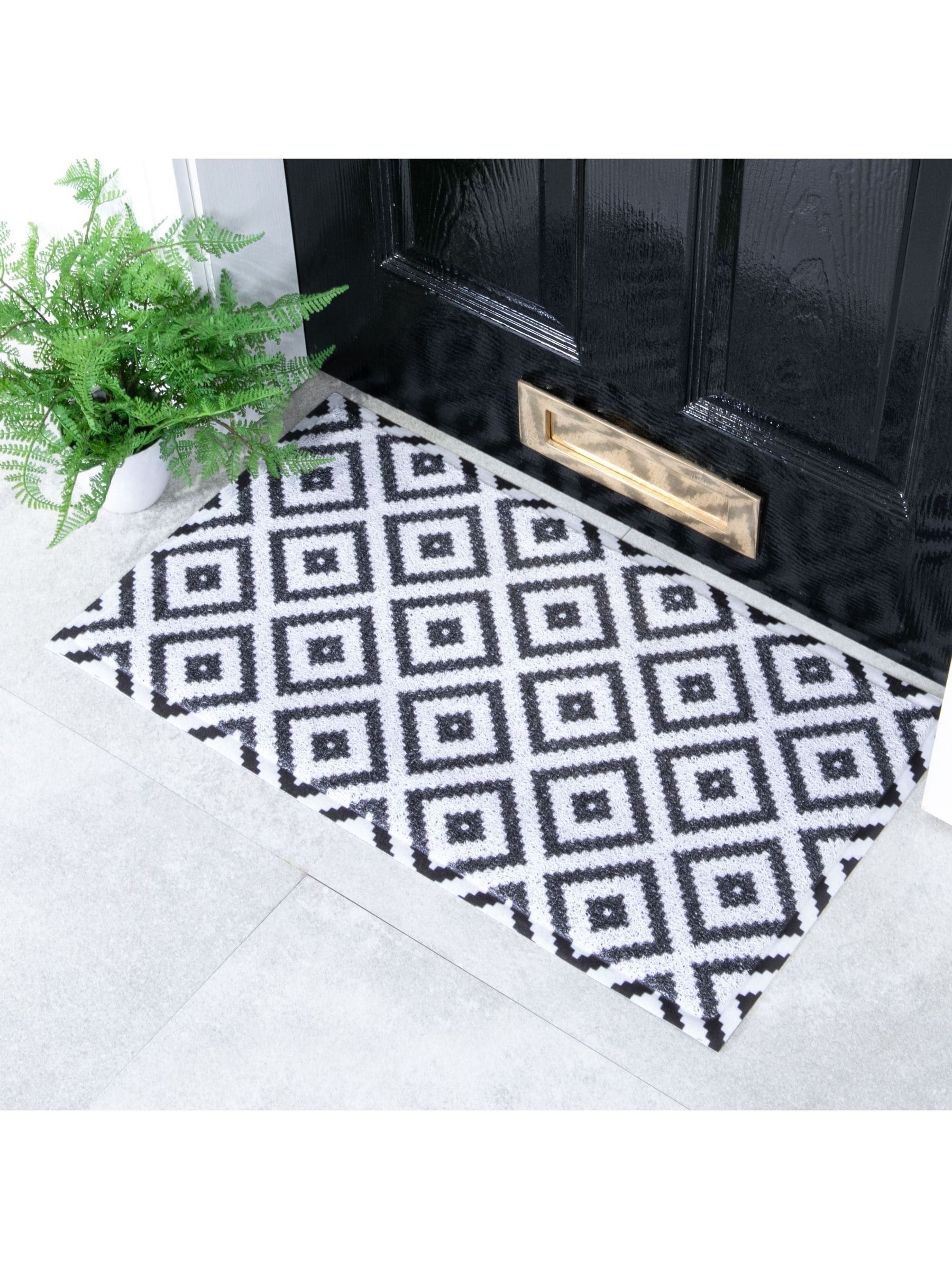 Artsy Mats Black Diamond Doormat